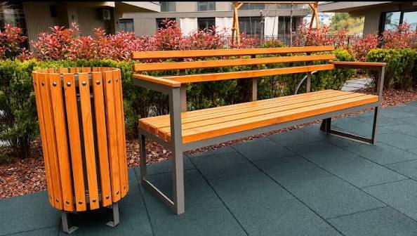 Park bins and benches